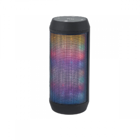 Boxe - Boxa portabila Esperanza Fado, 2 x 3W, radio Fm, bluetooth, intrare AUX jack 3.5mm, acumulator 1200 mAh, slot card TF, lumini led, dimensiuni 175 x 76mm, neagra