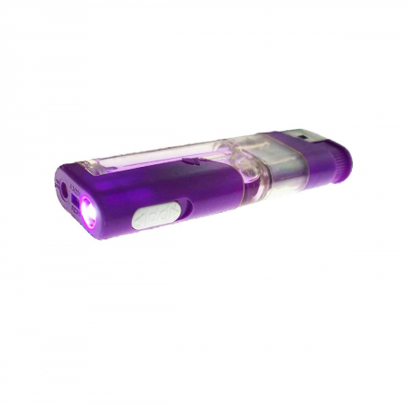 Aprinzatoare - Bricheta BAIDA BD-5820, cu led si sistem de siguranta, mov