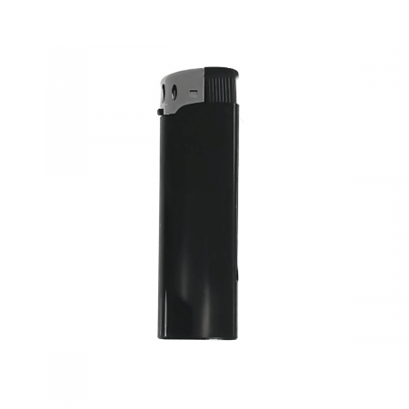 Aprinzatoare - Bricheta clasica de buzunar, BRF00023 Black, 83 x 27 x 13 mm, flacara reglabila, neagra