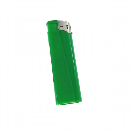 Aprinzatoare - Bricheta clasica de buzunar, BRF00023 Green, 83 x 27 x 13 mm, flacara reglabila, verde