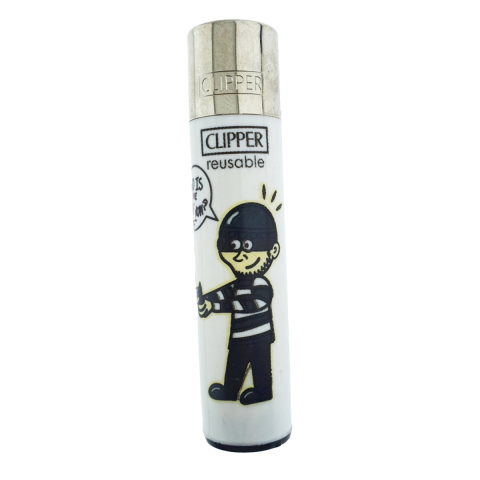 Bricolaj - Bricheta Clipper de buzunar, Classic Large, reincarcabila, cu design