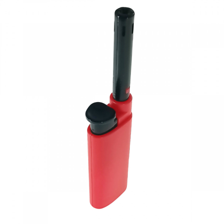 Aprinzatoare - Bricheta cu gaz, BRC00026 Red, reincarcabila, pentru aprins focul, rosie