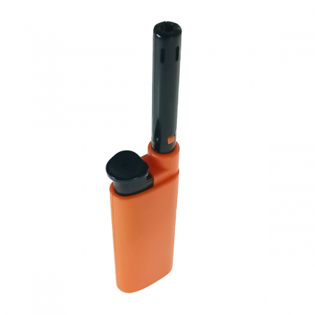 Aprinzatoare - Bricheta cu gaz, BRC00026, reincarcabila, pentru aprins focul, portocalie
