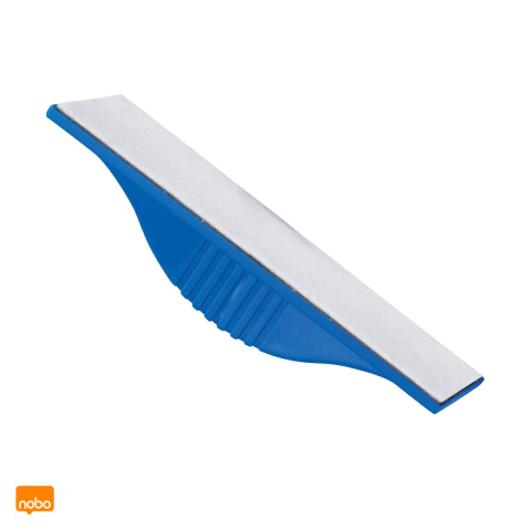 Accesorii prezentare - Burete magnetic Nobo, pentru whiteboard, cu rezerva, albastru, 89x34x219 mm