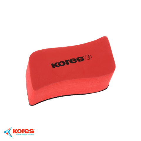 Bureti magnetici pentru whiteboard - Burete magnetic pentru tabla alba Kores, forma ergonomica, accesoriu whiteboard
