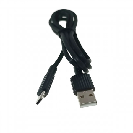 Accesorii IT - Cablu cu conectori USB tata la USB Tip C tata, XO NB156, 3A, lungime 1m, negru