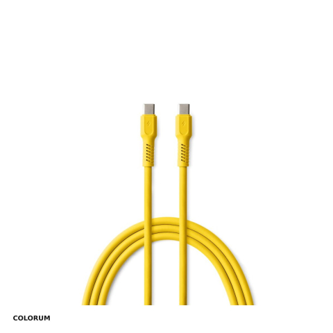 Accesorii IT - Cablu de date Colorum CK60-CC-05, USB-C - USB-C, 1,8 m, 3A, galben
