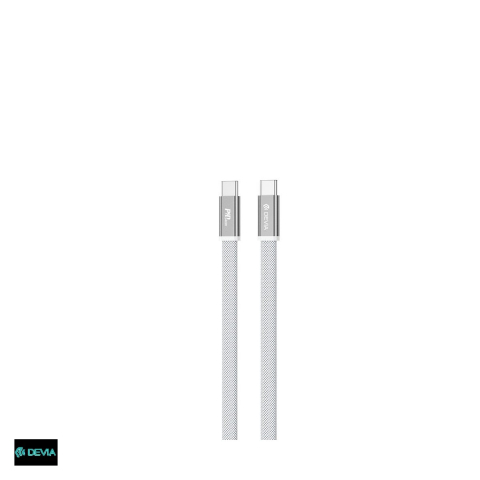 Cabluri USB tip C - Cablu de date Devia Ultra3, USB-C - USB-C, 1,5 m, 240W, alb