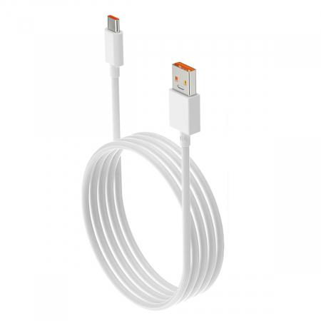 Accesorii IT - Cablu de date si alimentare premium, 6A PD120W, conectori USB tata la USB Tip C tata, OEM CC-30802, lungime 100 cm, Alb
