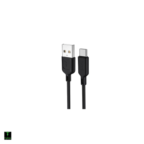 Cabluri USB tip C - Cablu de date T-Phox, USB-A - USB-C, 1,2 m, 2,4A, negru