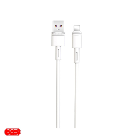 Accesorii IT - Cablu de date XO NB-Q166, USB-A - Lightning, 1 m, 5A, alb