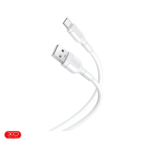 Accesorii IT - Cablu de date XO NB212, USB tata la USB-C tata, lungime 1 m, 2.1A, in cutie, alb