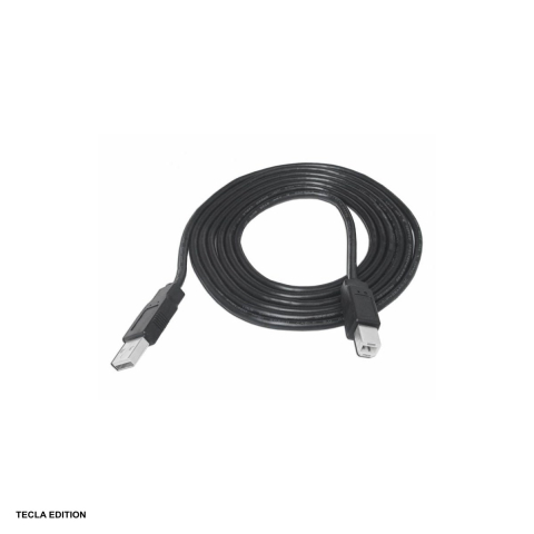 Imprimanta USB 2.0 - Cablu imprimanta USB A-Male to B-Male, lungime 3m, Supplies Line, interfata USB 2.0, negru