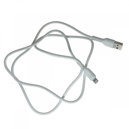 Cabluri iPhone - Cablu USB cu conector compatibil tip lightning, X-Scoot CL-133, lungime 100 cm, in blister, alb