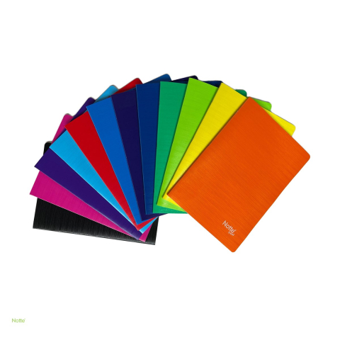 Birotica papetarie - Caiet capsat Notte Trend A4, 60 file, dictando, 60 g/mp, coperta din polipropilena transparenta