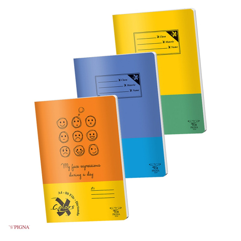 Birotica papetarie - Caiet Pigna Basic, A4, 80 file, dictando