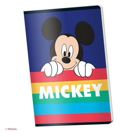 Birotica papetarie - Caiet Pigna Mickey Mouse, A5, 48 file, dictando, 60 g/mp
