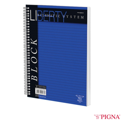 Birotica papetarie - Caiet Spira A4 80 File Dictando - Notite Intensive si Arhivare, Studiu Avansat si Lucru Creativ, Design Liberty cu Hartie Premium 70g/m²