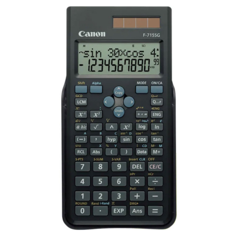 Calculatoare numerice - Calculator Stiintific 16 Digits, Canon F715SGBK, 165 x 80 x 14.5 mm, negru