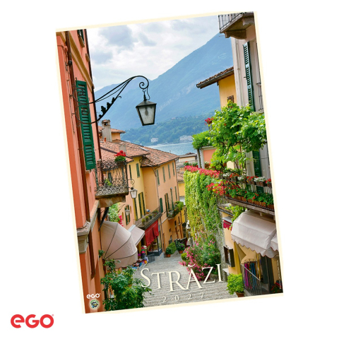 Calendare - Calendar de perete Ego Strazi, 13 file, 31.4x46 cm, cu spira metalica
