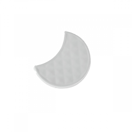 Brelocuri - Capac tip husa pentru cheie, 27 x 16 mm, protectie si identificare, din PVC flexibil, alb