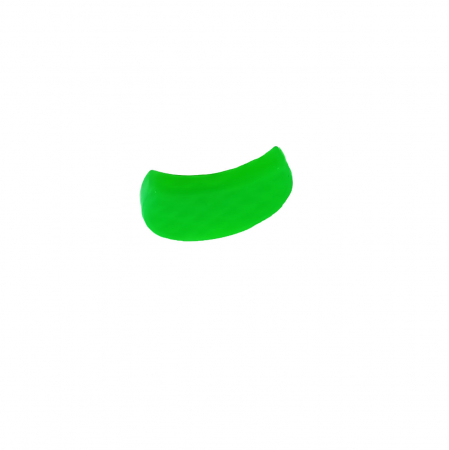 Brelocuri - Capac tip husa pentru cheie, 27 x 16 mm, protectie si identificare, din PVC flexibil, verde deschis