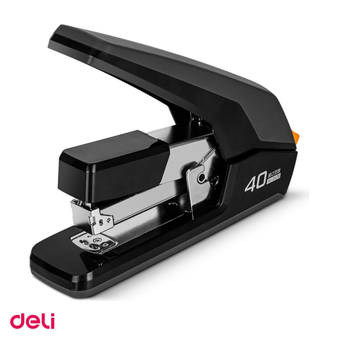 Capsatoare - Capsator Deli 0478, 40 coli, pentru capse 24/6, 26/6 si 24/8, 115x165x45 mm, negru