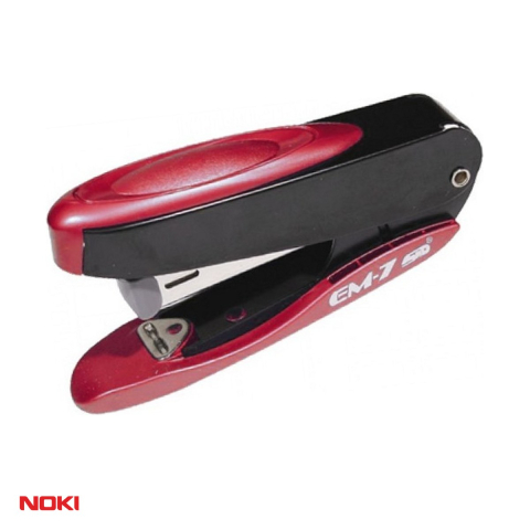 Capsatoare - Capsator NOKI EM-7, 20 coli, pentru capse 24/6, rosu/negru