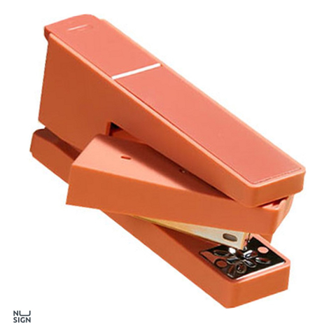 Capsatoare - Capsator rotativ Deli Nusign, 20 coli, pentru capse 24/6 si 26/6, roz, pentru capse 24/6, 26/6