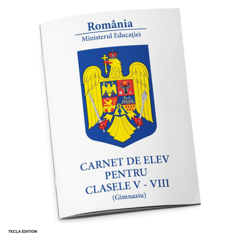 Formulare tipizate - Carnet de elev pentru clasele V-VIII, A6