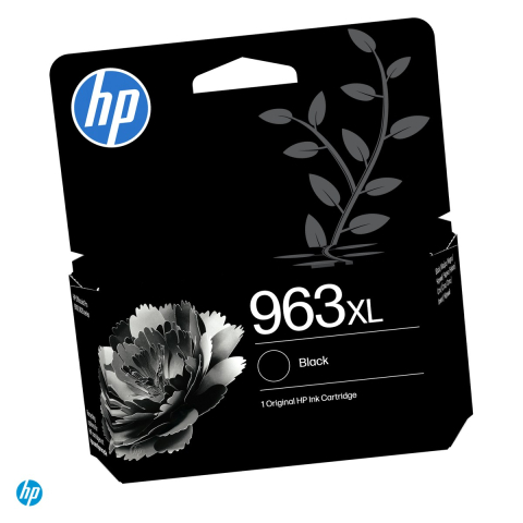 Cartuse inkjet - Cartus de cerneala HP 963XL, capacitate mare, 42,5 ml, cerneala pigment, randament 2.000 pagini, pentru HP OfficeJet Pro 9010-9025, negru, 3JA30AE