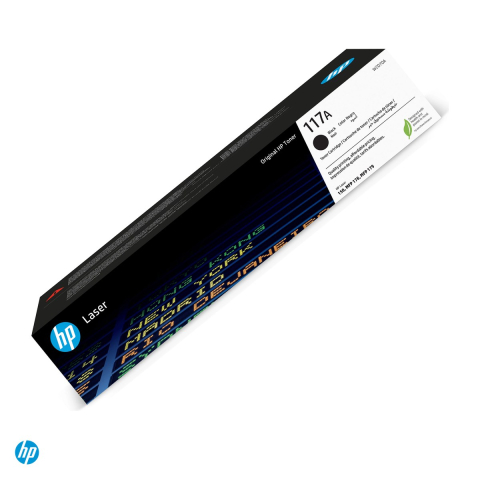 Tonere laser - Cartus toner HP 117A, capacitate standard, randament aproximativ 1.000 de pagini, pentru HP Color Laser 150 si MFP 170, negru, W2070A