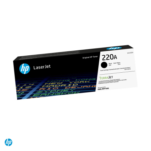 Tonere laser - Cartus toner HP 220A, randament aproximativ 2.000 de pagini, pentru HP Color LaserJet Pro 4202 si MFP 4302, negru, W2200A