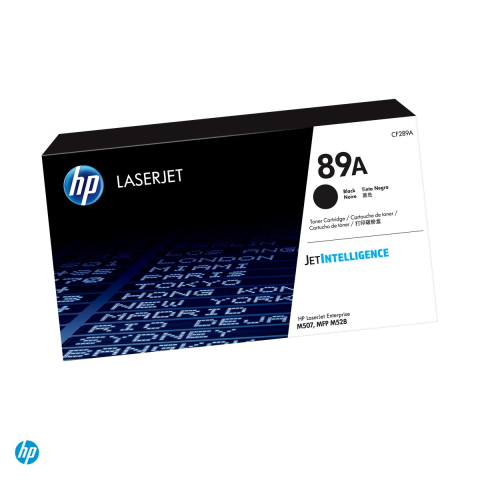 Tonere laser - Cartus toner HP 89A, capacitate standard, randament aproximativ 5.000 de pagini, pentru HP LaserJet Enterprise M507, MFP M528, Managed E52645, negru, CF289A