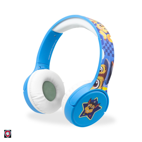 Accesorii IT - Casti on-ear Paw Patrol, Bluetooth, de copii, albastre