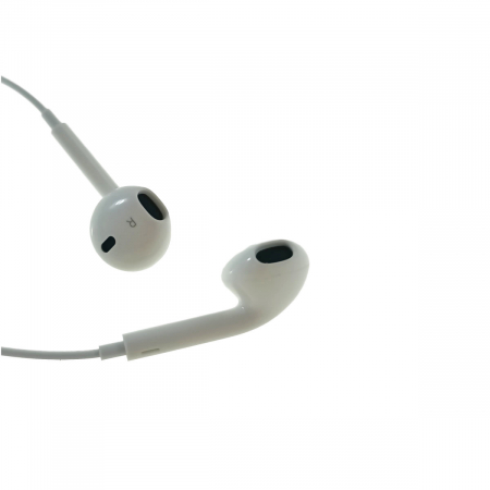 Casti - Casti stereo in-ear cu microfon, Jellico EP2A, conector Tip Jack 3.5 mm tata, control pe fir, lungime cablu 120 cm, albe
