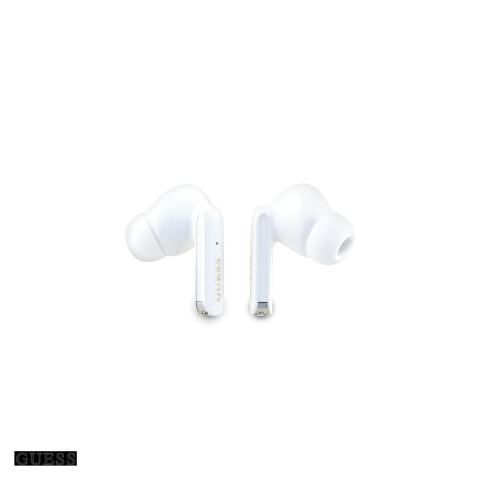 Accesorii IT - Casti true wireless Guess, Bluetooth, cu microfon, rezistente la apa, aurii