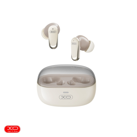 Accesorii IT - Casti true wireless XO G42, Bluetooth, cu ANC, cu microfon, bej