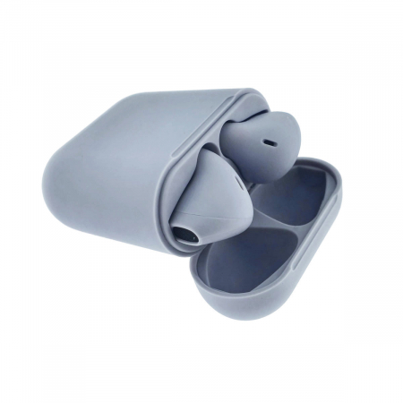 Casti wireless - Casti wireless Bluetooth v.5.0, inPods 12 Simple, Touch Control, carcasa de incarcare, gri