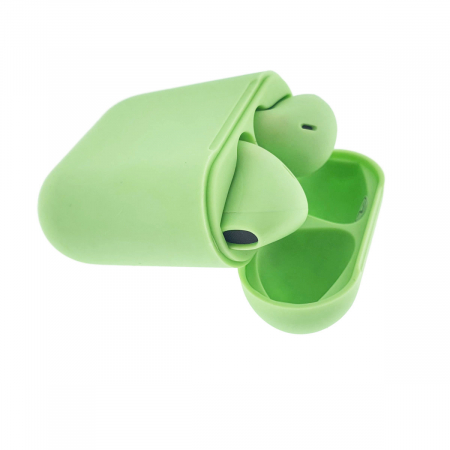 Casti wireless - Casti wireless Bluetooth v.5.0, inPods 12 Simple, Touch Control, carcasa de incarcare, verzi