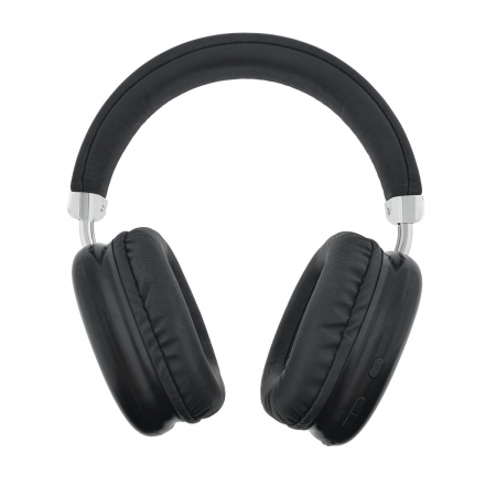 Casti mari bluetooth - Casti Wireless JELLICO HD1 Stereo cu microfon, baterie 400 mAh, bluetooth 5.3, control muzica/apeluri, reglabile, AUX In 3.5mm, compatibilitate universala, negre