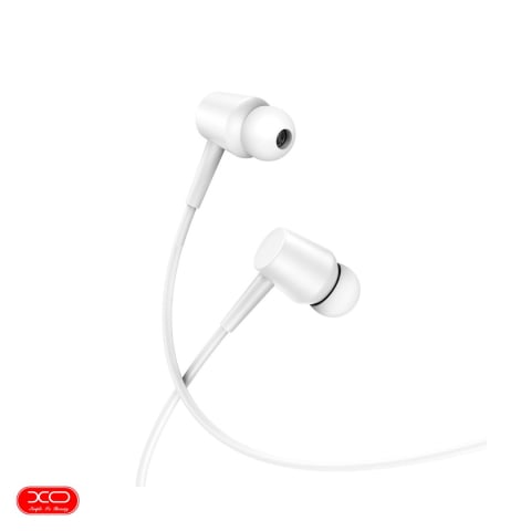 Accesorii IT - Casti XO cu fir EP57 jack 3,5 mm, cablu 1.2m, Alb