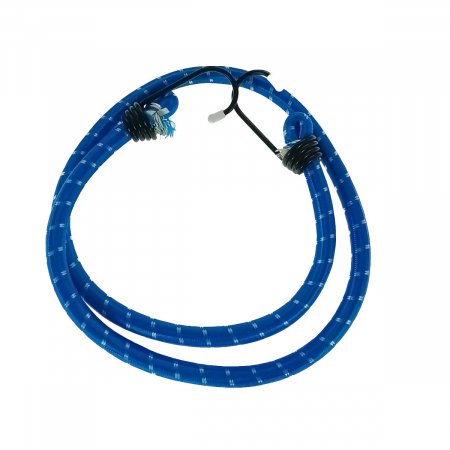 Prindere elastica - Chinga elastica FS-13906, 12mm X 100cm, coarda flexibila pentru ancorare si fixare, uz general, albastra