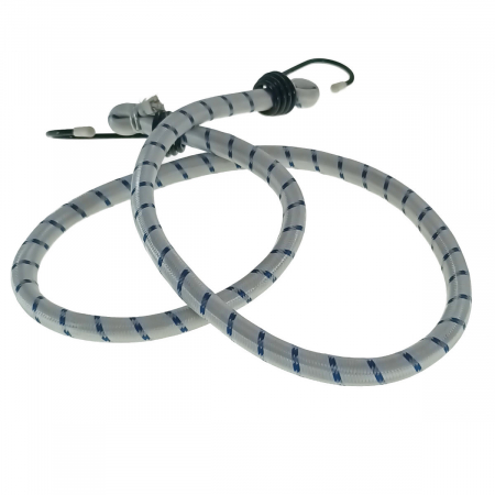 Prindere elastica - Chinga elastica FS-13906, 12mm X 100cm, coarda flexibila pentru ancorare si fixare, uz general, gri
