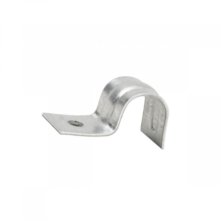 Organizare cabluri - Clema metalica pentru prindere cablu, NR.3 - 17 mm, zincat galvanic, argintiu