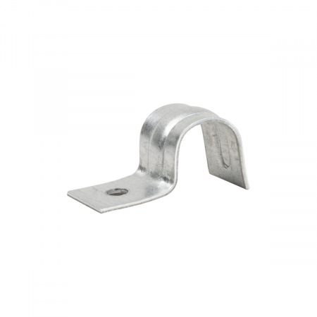Elemente de prindere - Clema metalica pentru prindere cablu, NR.4 - 20 mm, zincat galvanic, argintiu