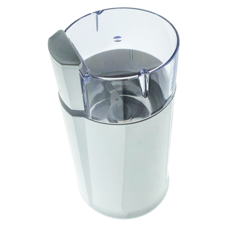 Electrocasnice mici bucatarie - Coffee Grinder cu Lama, Alb, pentru Cafea Proaspata Macinata, Utilizare la Espresso, Ibric, Filtru si Condimente, cu Design Compact si Functie de Puls, 91515