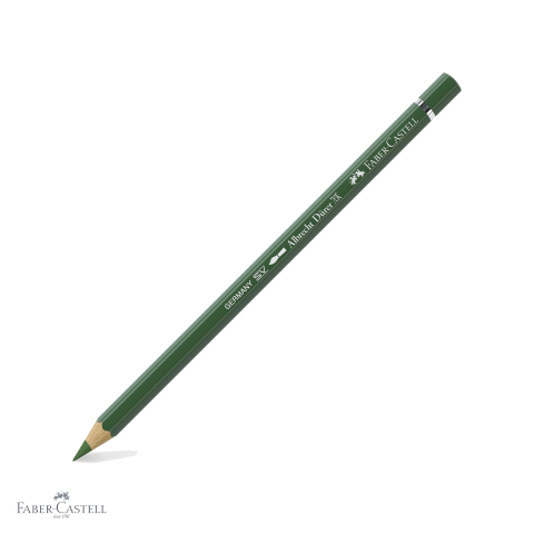 Handmade Creativ si Hobby - Creion colorat acuarela Faber-Castell Albrecht Durer verde oliv 167, mina 3.8mm, pentru artisti