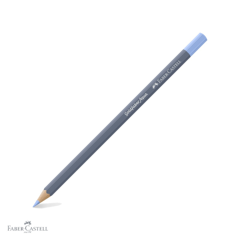 Creioane colorate - Creion colorat acuarela Faber-Castell Goldfaber Aqua albastru ciel pastel 446, mina 3.3mm, pentru tehnici mixte