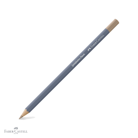 Creioane colorate - Creion colorat acuarela Faber-Castell Goldfaber maro umbra pastel 480, mina 3.3mm, pentru arta si grafica
